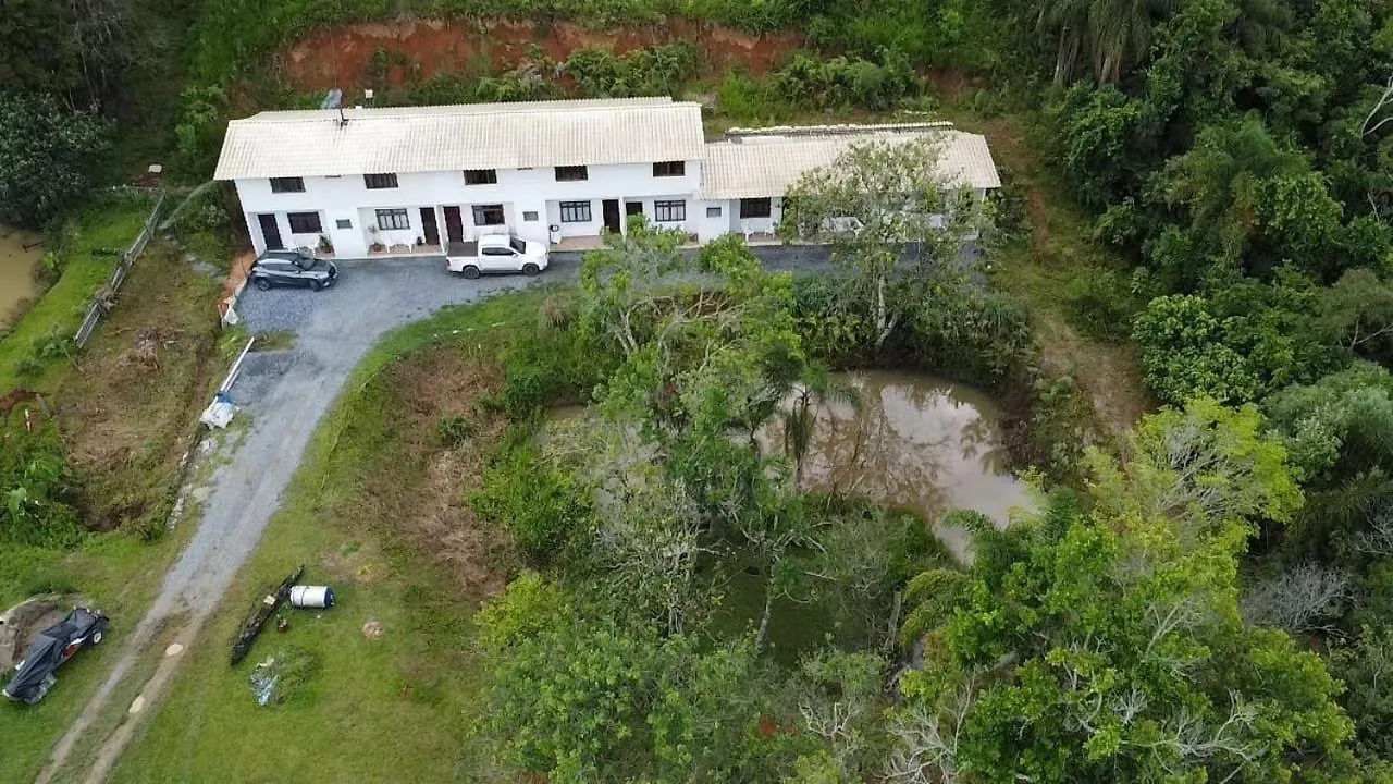 Quarto em Acomodações Particulares Hospedagem Mafli Apartamento Barra do Trombudo
